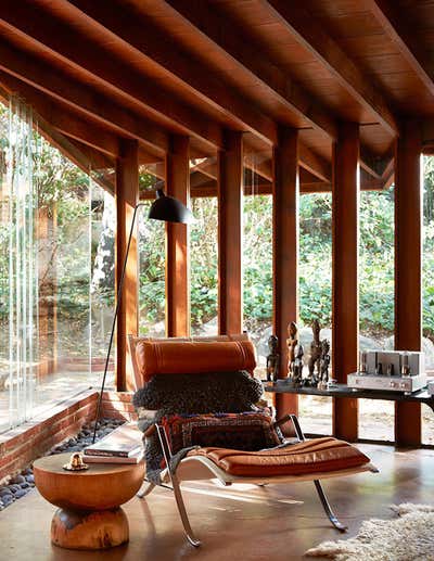  Mid-Century Modern Family Home Living Room. Glendale Lautner by Commune Design.