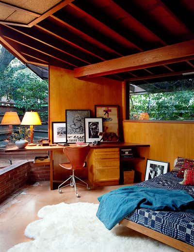  Bohemian Family Home Bedroom. Glendale Lautner by Commune Design.