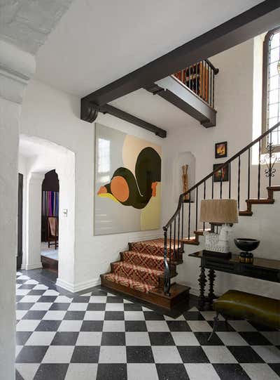  Mediterranean Family Home Entry and Hall. Los Feliz Spanish Colonial by Commune Design.
