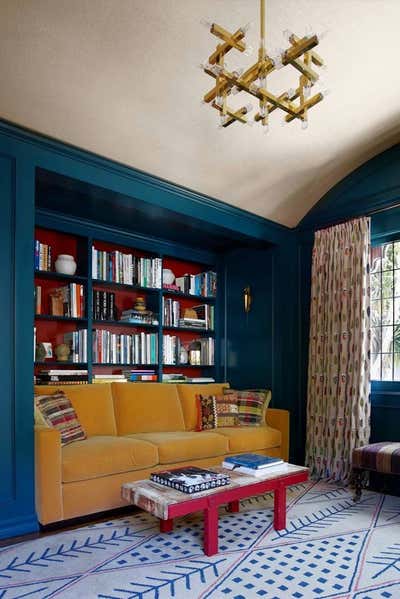 Eclectic Office and Study. Los Feliz Spanish Colonial by Commune Design.