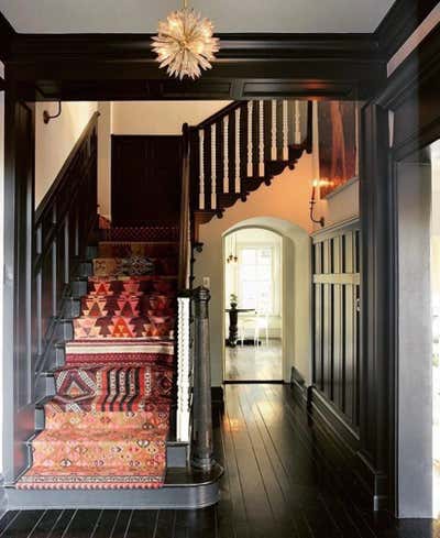  Eclectic Family Home Entry and Hall. Hollywood Hills Colonial by Commune Design.