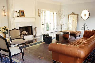  Traditional Family Home Living Room. Hollywood Hills Colonial by Commune Design.