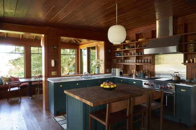  Rustic Family Home Kitchen. Marin Compound by Commune Design.