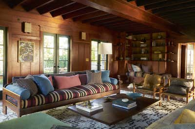  Rustic Family Home Living Room. Marin Compound by Commune Design.
