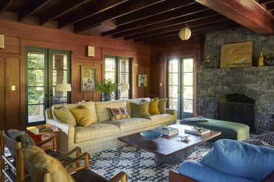  Rustic Family Home Living Room. Marin Compound by Commune Design.