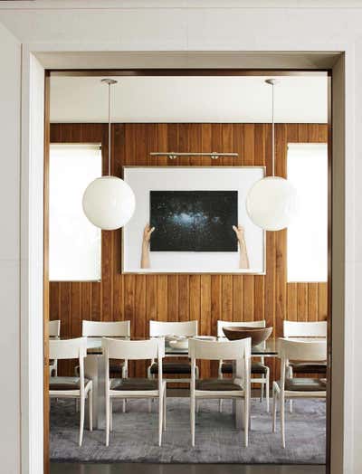  Contemporary Family Home Dining Room. Los Angeles Residence by Dan Fink Studio.