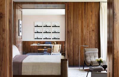  Mid-Century Modern Family Home Bedroom. Los Angeles Residence by Dan Fink Studio.