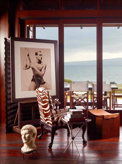  Eclectic Beach House Living Room. Maui Residence by Dan Fink Studio.