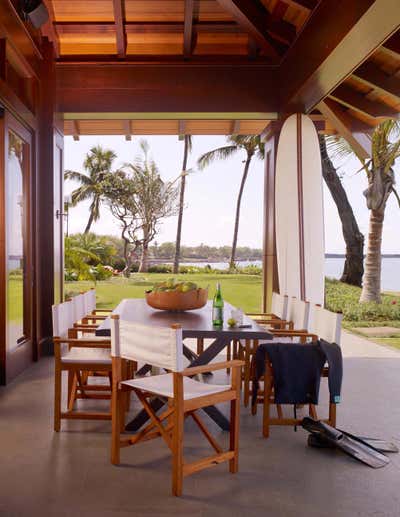  Tropical Beach House Patio and Deck. Maui Residence by Dan Fink Studio.