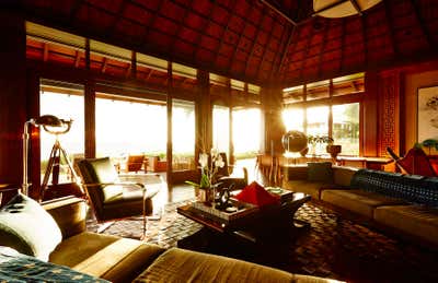  Tropical Beach House Living Room. Maui Residence by Dan Fink Studio.