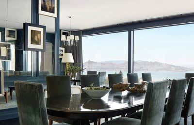 Contemporary Family Home Dining Room. San Francisco Residence by Dan Fink Studio.