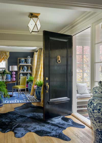  Regency Family Home Entry and Hall. Acacia Avenue by Liz Caan & Co..