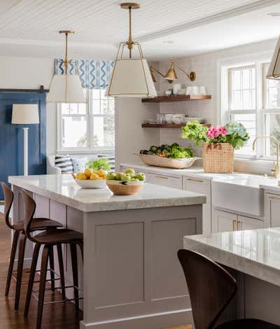  Eclectic Family Home Kitchen. Cushing Road by Liz Caan & Co..