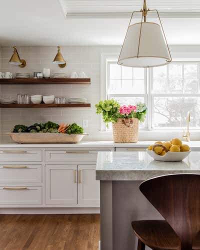  Modern Cottage Family Home Kitchen. Cushing Road by Liz Caan & Co..