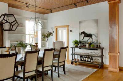  Contemporary Family Home Dining Room. The Barn by Liz Caan & Co..