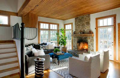  Farmhouse Living Room. The Barn by Liz Caan & Co..