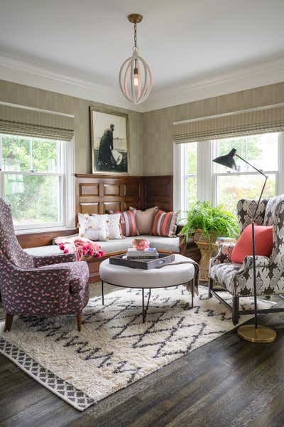  Eclectic Family Home Office and Study. The Lake House by Liz Caan & Co..