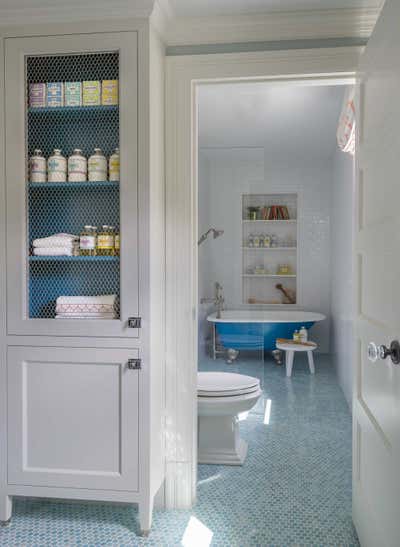 Transitional Family Home Bathroom. The Lake House by Liz Caan & Co..