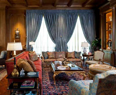  Traditional Family Home Living Room. Chic by Corley Design Associates.