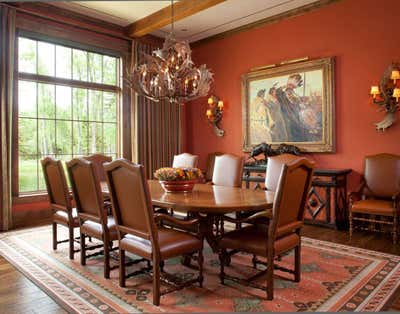  Western Dining Room. Mountain by Corley Design Associates.