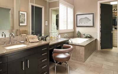  Transitional Family Home Bathroom. Collector by Corley Design Associates.