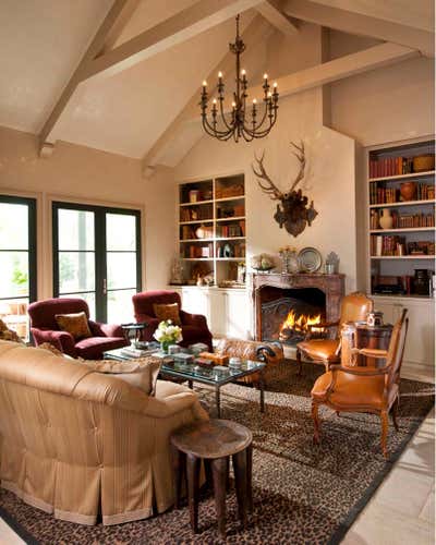 Rustic Family Home Living Room. Collector by Corley Design Associates.