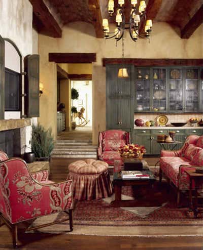  Western Living Room. Ranch by Corley Design Associates.