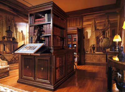 Traditional Office and Study. Park Avenue by Glen Fries Associates.