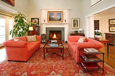  Traditional Family Home Living Room. Princeton by Glen Fries Associates.