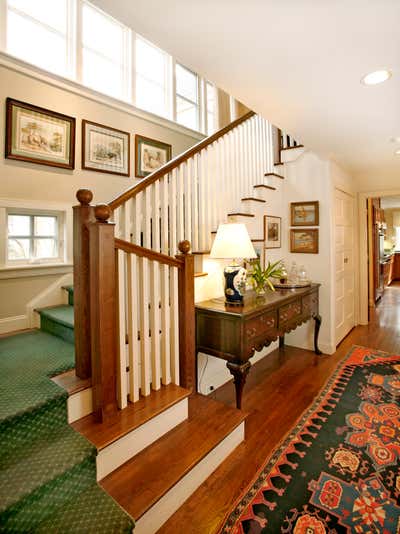  Traditional Family Home Entry and Hall. Princeton by Glen Fries Associates.