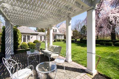  English Country Family Home Patio and Deck. Rosedale by Glen Fries Associates.