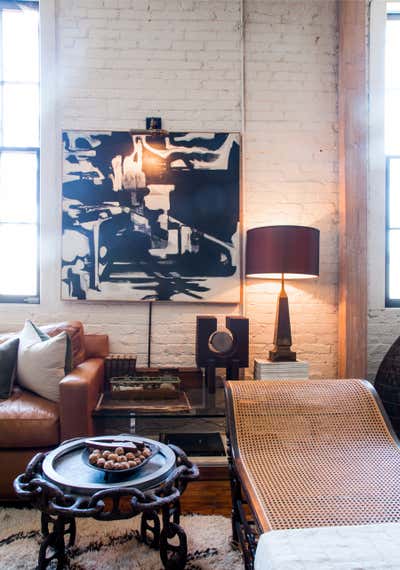  Industrial Living Room. Art District Loft by Hammer and Spear.
