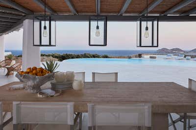 Mediterranean Beach House Patio and Deck. Mykonos Retreat by Hubert Zandberg Interiors.