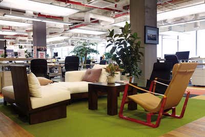 Eclectic Workspace. Facebook Office by SEL Interior Design.
