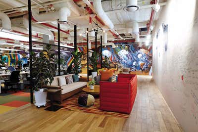  Eclectic Office Workspace. Facebook Office by SEL Interior Design.
