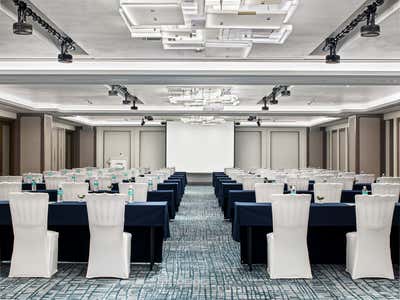 Transitional Hotel Meeting Room. Le Meridien by SEL Interior Design.