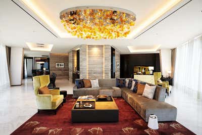  Hollywood Regency Living Room. Oakwood Hotel by SEL Interior Design.