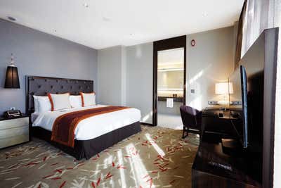  Eclectic Hotel Bedroom. Oakwood Hotel by SEL Interior Design.