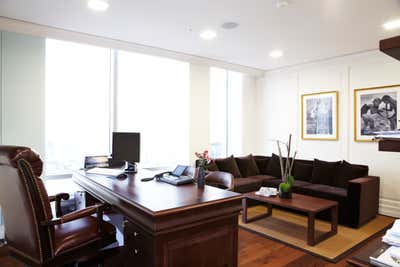 Traditional Office and Study. Ralph Lauren Office by SEL Interior Design.