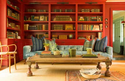 Eclectic Office and Study. Historic Southold | Hadley Wiggins Inc. by Hadley Wiggins Inc..
