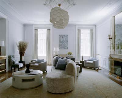  Mid-Century Modern Apartment Living Room. Apthorp One Bedroom by Stephen Sills Associates.