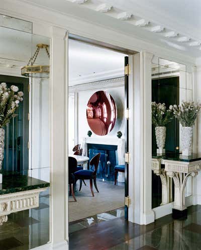 Eclectic Apartment Dining Room. 5th Avenue Art Collectors  by Stephen Sills Associates.
