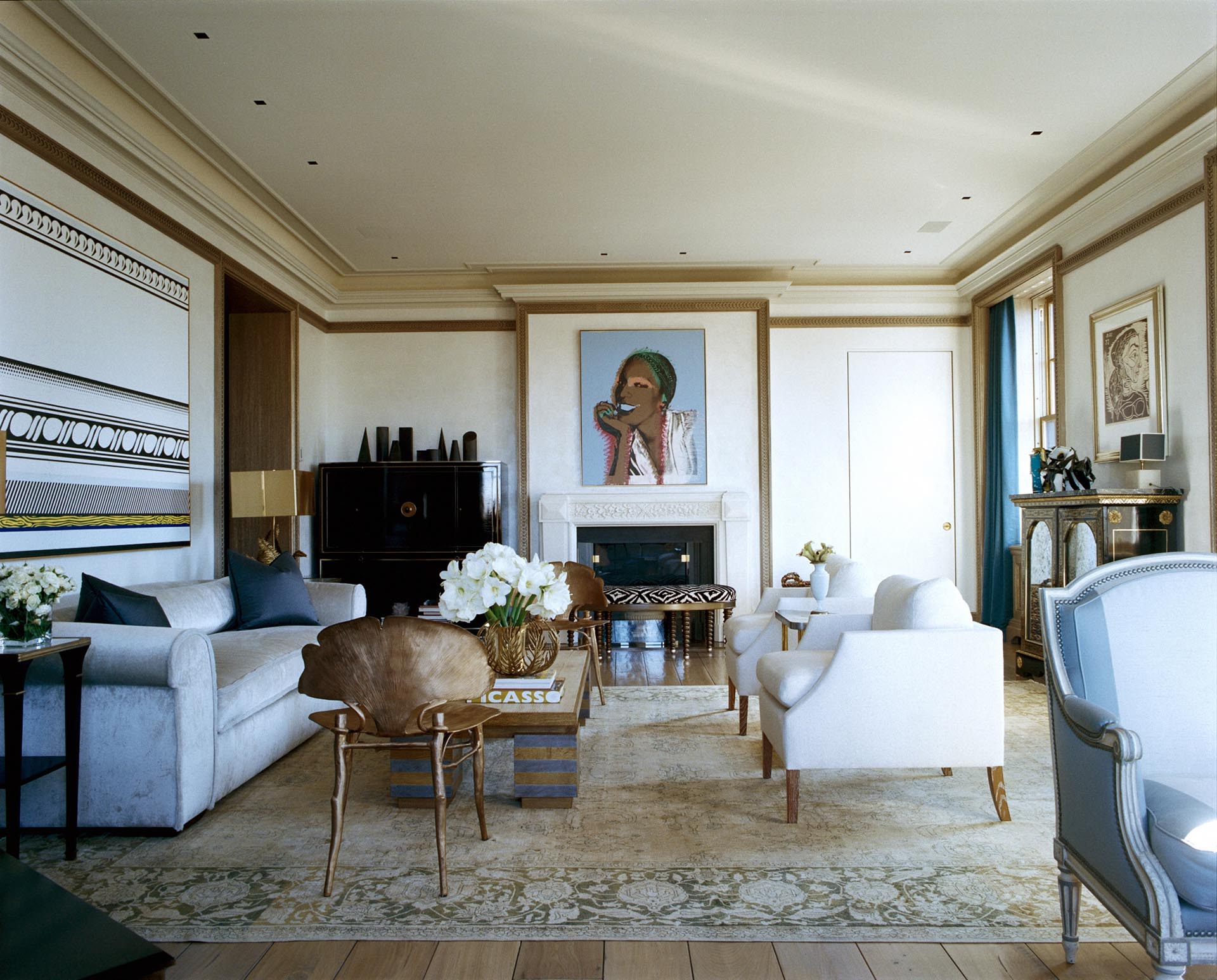 Transitional Living Room