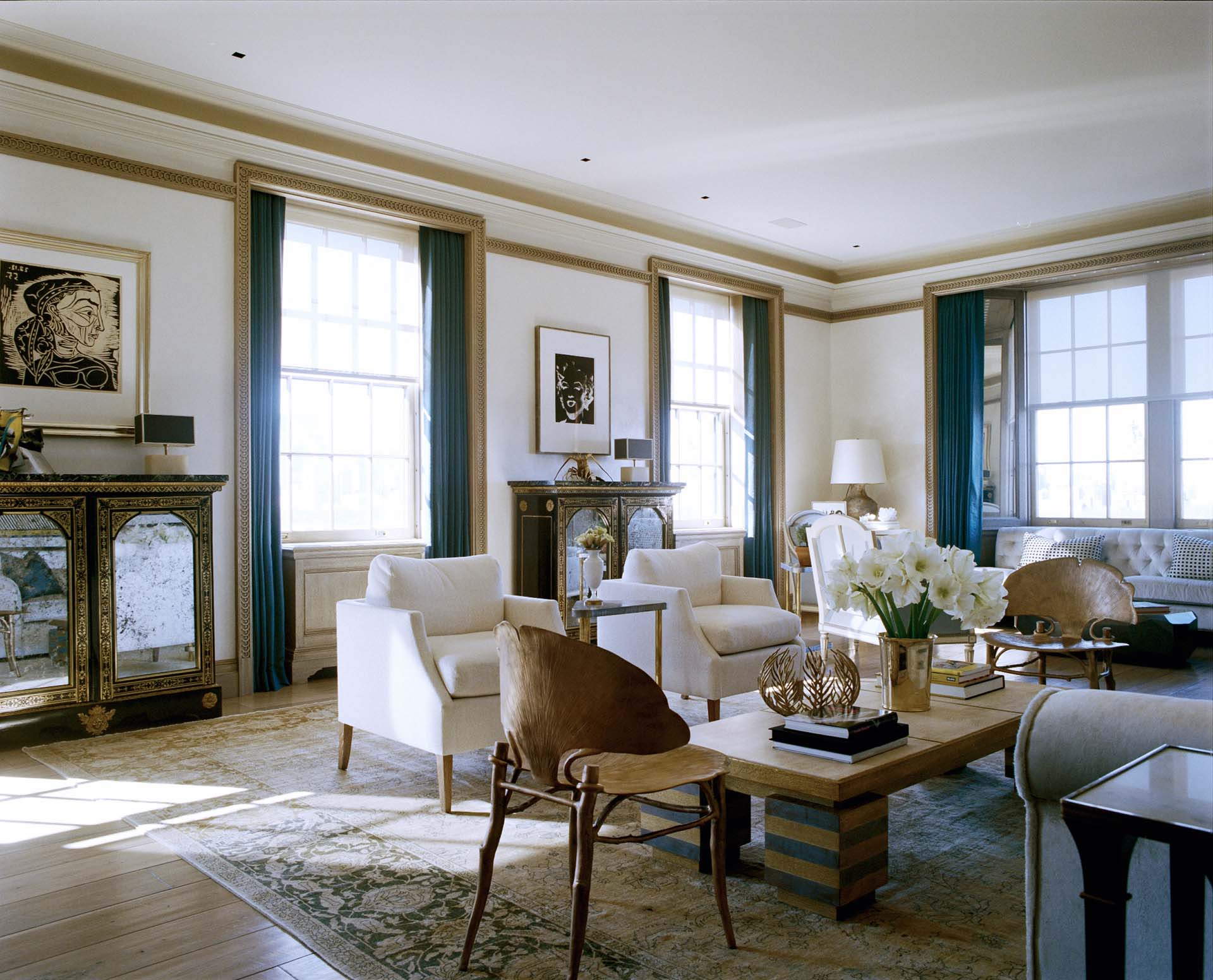 Transitional Living Room