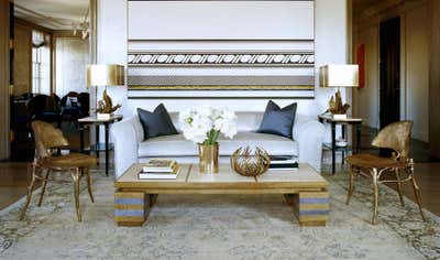  Art Deco Apartment Living Room. 5th Avenue Art Collectors  by Stephen Sills Associates.