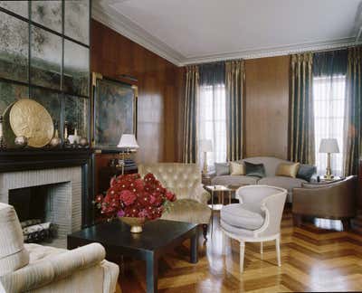  Mid-Century Modern Apartment Living Room. 5th Avenue Triplex by Stephen Sills Associates.