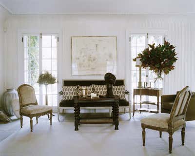  English Country Living Room. Bedford Home by Stephen Sills Associates.