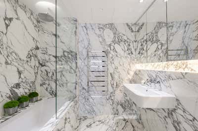  Contemporary Apartment Bathroom. Project by Stone Black Limited.