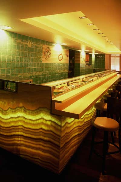  Modern Restaurant Bar and Game Room. Nobu Paris  by Amar Studio.
