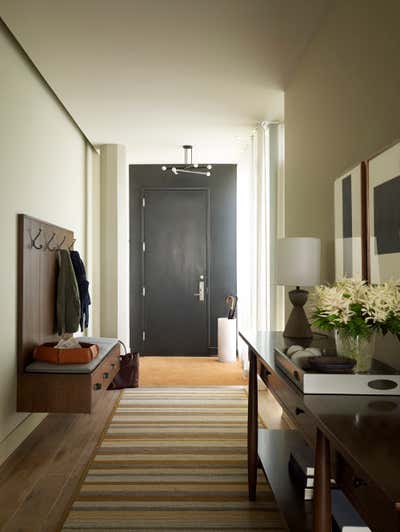  Contemporary Apartment Entry and Hall. Tribeca by Dumais ID.